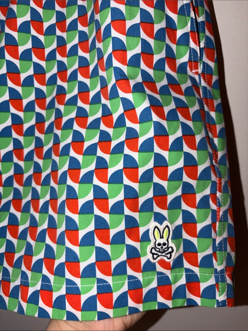 Psycho Bunny Men’s Geometric Swim Trunks — NWOT - Picture 5 of 8